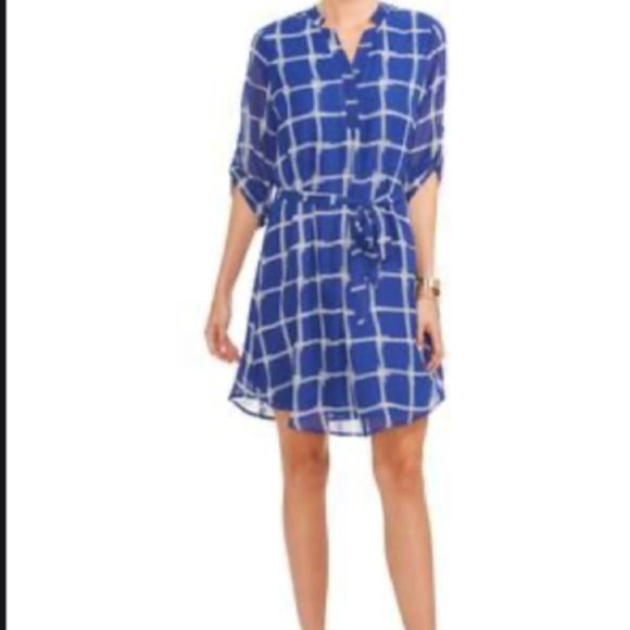 Cato Dresses & Skirts - CATO Plus Size Windowpane Shift Dress